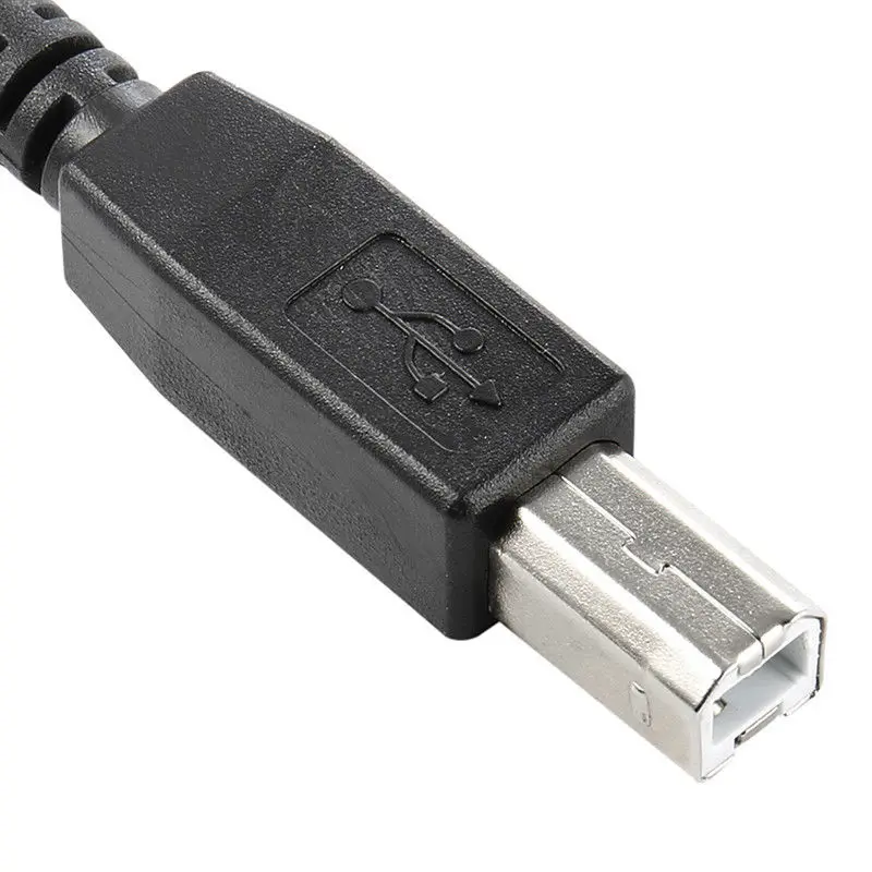 Верхний левый угловой 90D Micro-USB OTG к стандарту USB B Тип принтер сканер HD кабель DG |