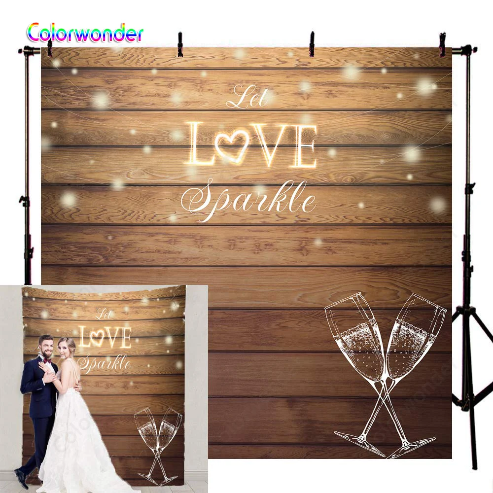 

Фон для фотосъемки с белыми словами и белым бокалом 5x7ft Ретро горизонтальные полоски фон для свадебной вечеринки декор