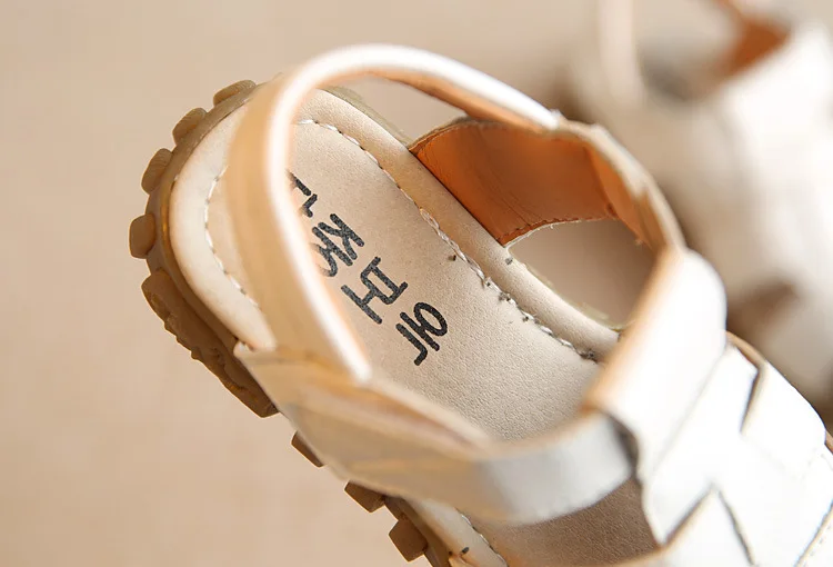 Сандалии из мягкой кожи для мальчиков пляжные сандалии с подошвой натуральной