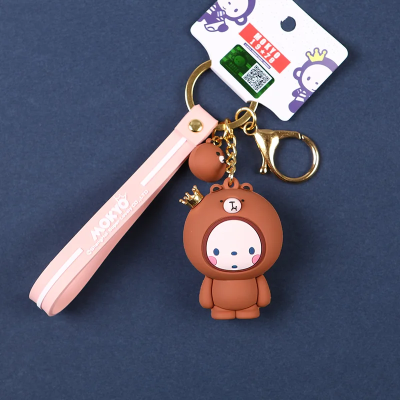 Новый брелок с короной &quotОбезьяна&quot милый кукольный подвеска сумка для девочки