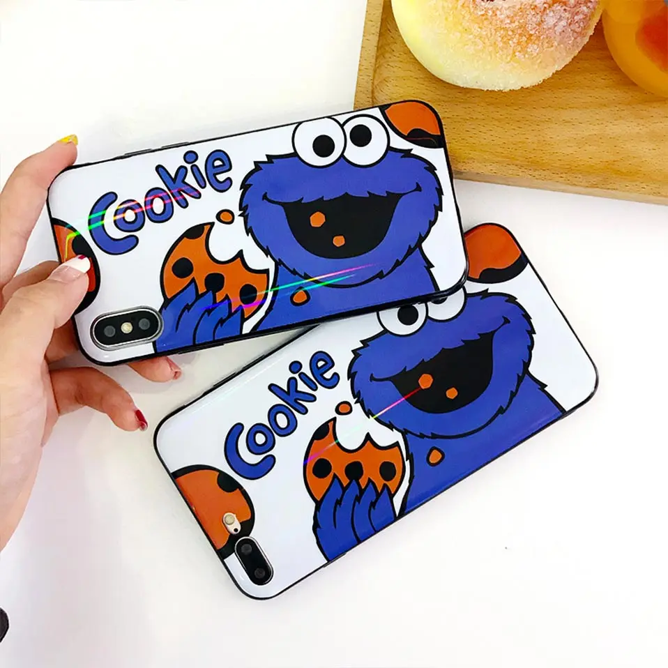 Пара мультфильмов анти-осенняя мягкая оболочка для iphone 6 S 7 8 Plus Funda X XR XS MAX Drop-proof