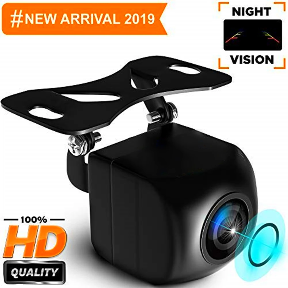 Автомобильная камера заднего вида HD 1080p водонепроницаемая высокого разрешения 170