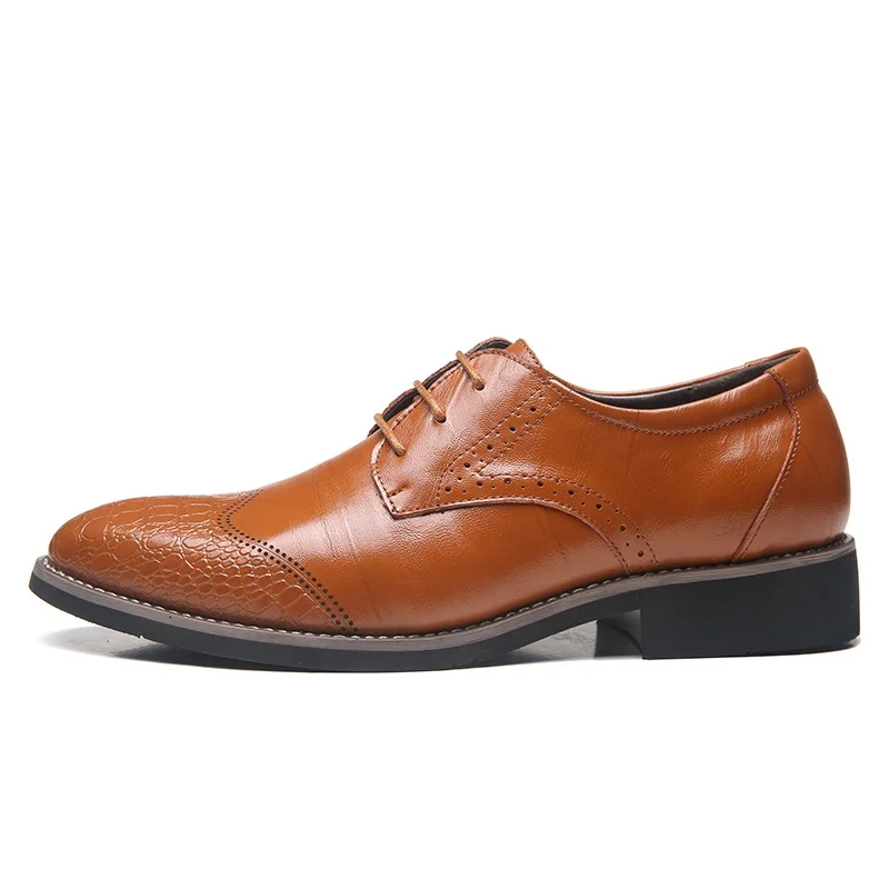 PHLIY XUAN/Новинка года; модная мужская обувь из натуральной кожи; chaussure homme; Мужские модельные туфли; цвет черный, коричневый; мужская деловая обувь