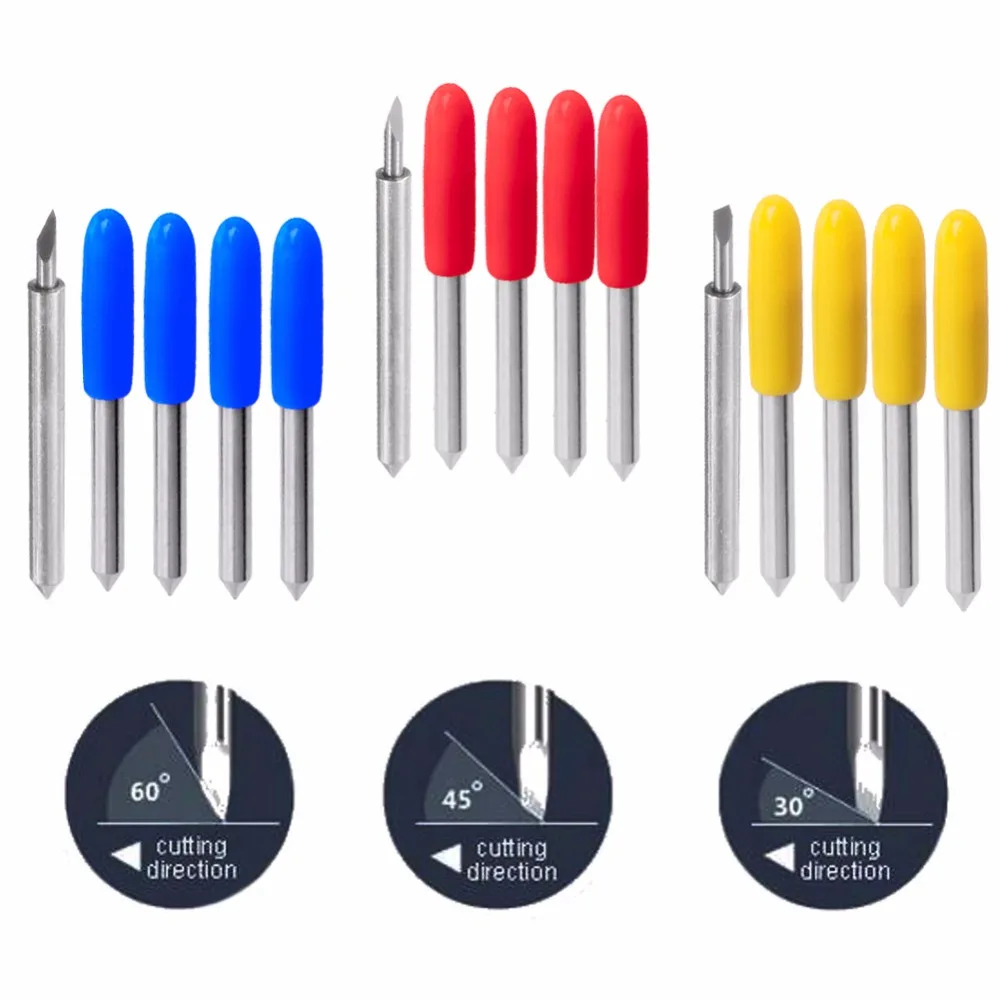 5 шт. 30 45 60 MixDegree лезвия режущий плоттер для Roland виниловый резак