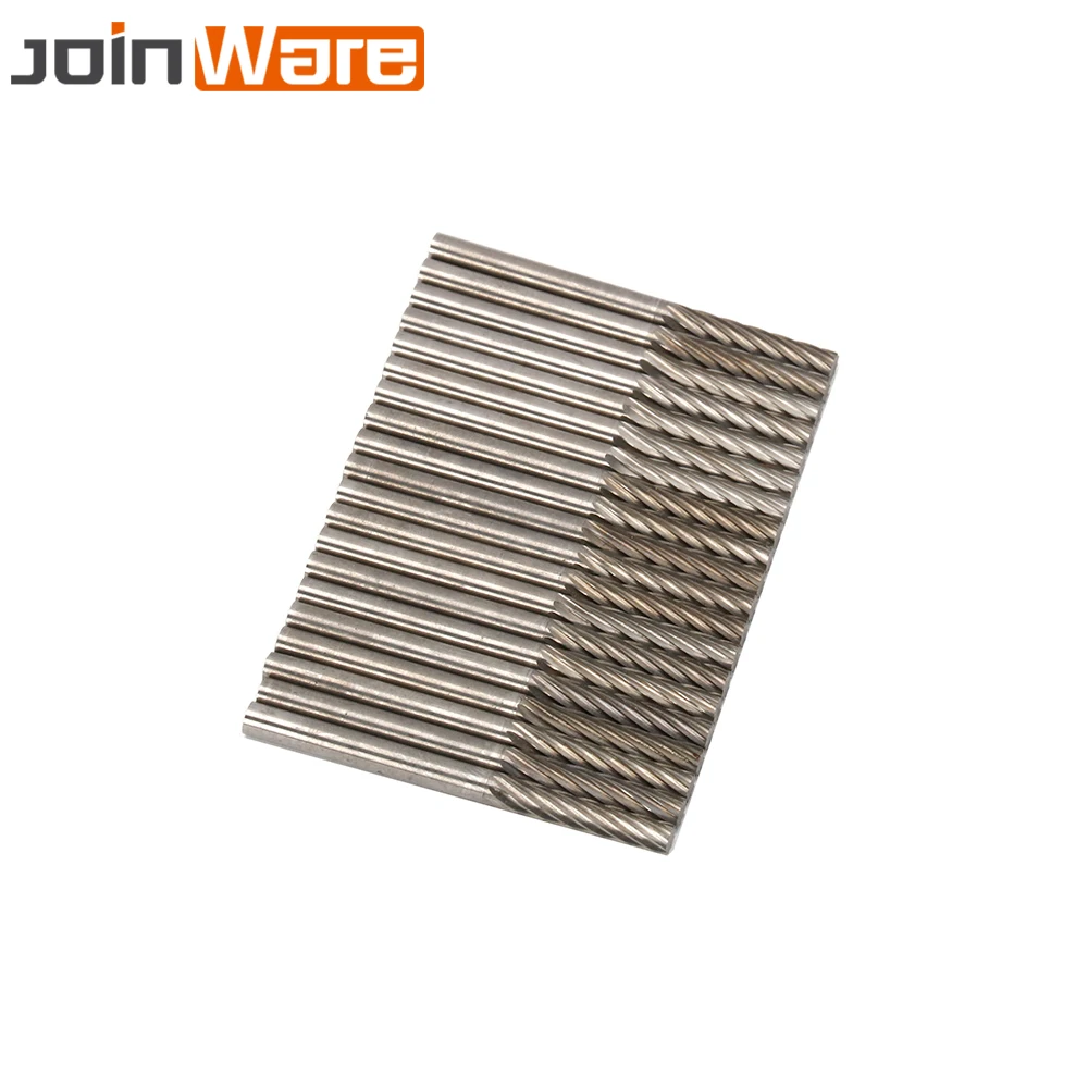 20Pcs 3MM Head Tungsten Steel Carbide Round Ball Shape Cutter Rotary Burr Set Single Line 1/8&quot Shank Tool High Quality | Инструменты