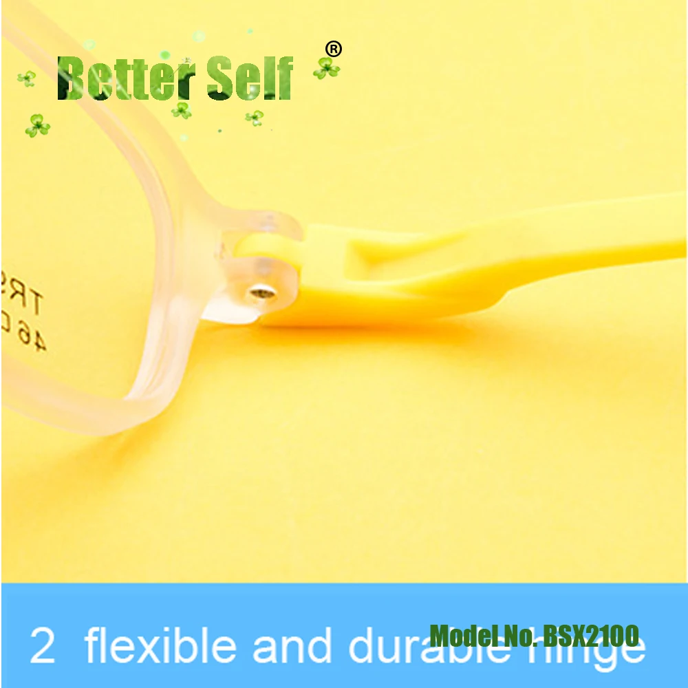 Детские очки легкие TR90 оптические оправы съемные носовые накладки BSX2100 удобные