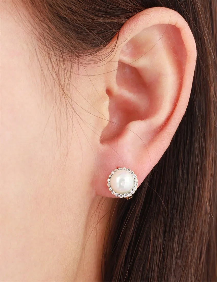 Pave CZ Pear Round Circles Huggie Mini Small Hoop Earrings For Women Girls Jewelry argola pequena boucle d'oreille