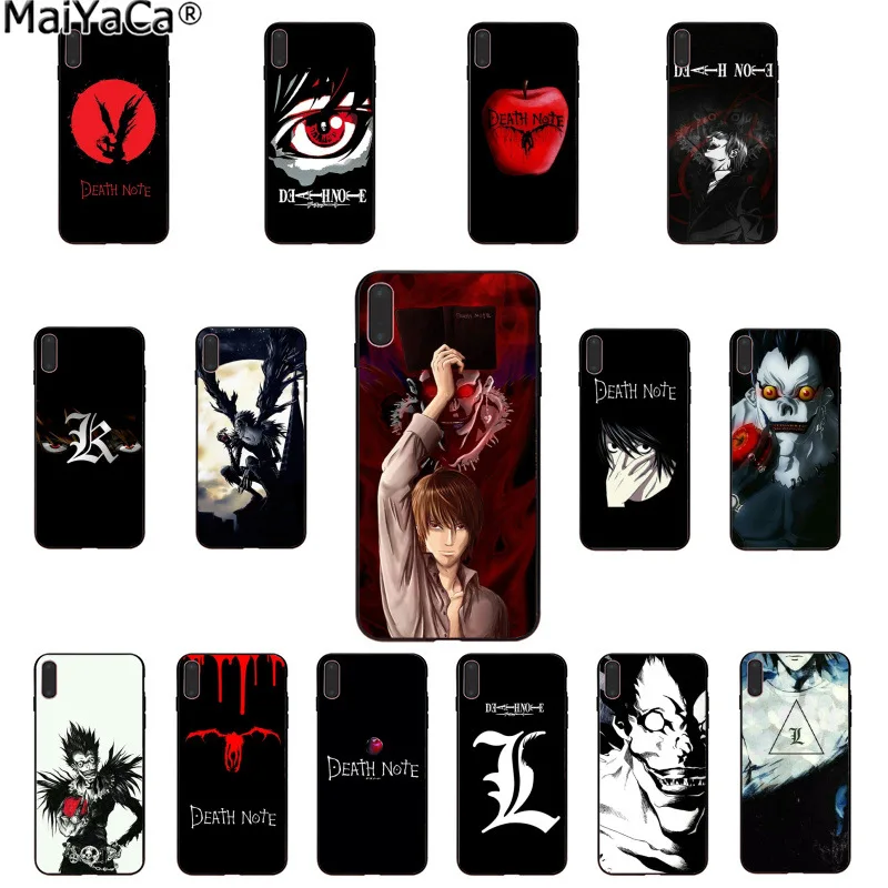 Чехол для мобильного телефона MaiYaCa аниме смерти Apple iphone 11 pro 8 7 66S Plus X XS MAX 5S SE