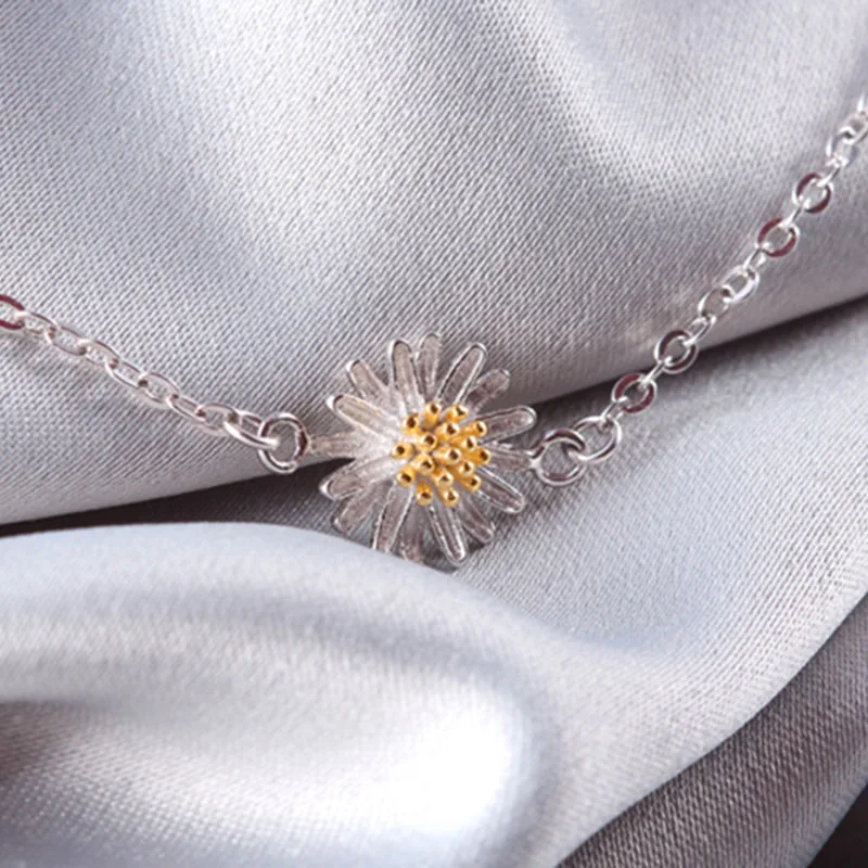 Женский браслет с шармами Sinya из стерлингового серебра 925 пробы солнечными