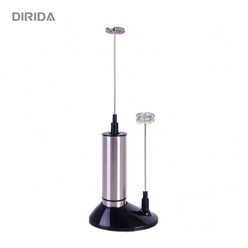 DIRIDA Электрический миксер для еды ручной двойной пружинный венчик из нержавеющей