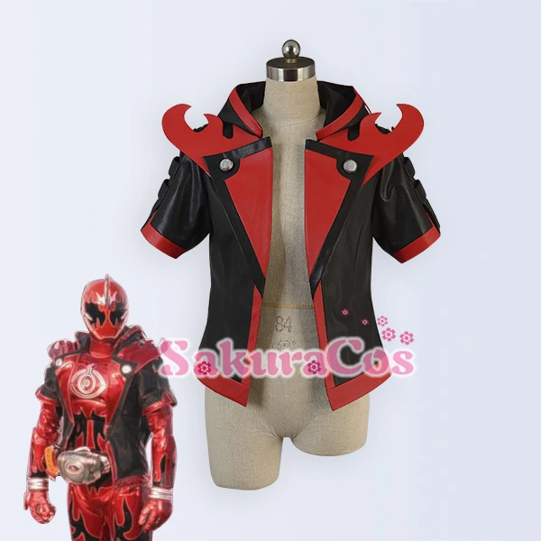 Куртка из искусственной кожи с капюшоном! Аниме в стиле наездника маске призрака