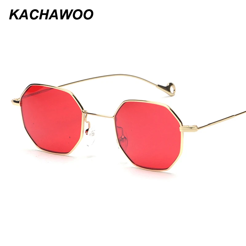 Солнцезащитные очки Kachawoo 6 шт. маленькие многоугольные солнцезащитные для мужчин