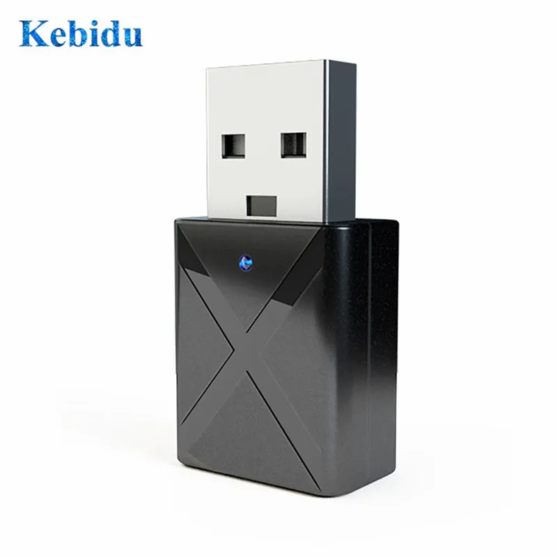 Беспроводной Bluetooth передатчик KEBIDU V5.0 приемник 2 в 1 3 5 мм AUX стереозвук адаптер для