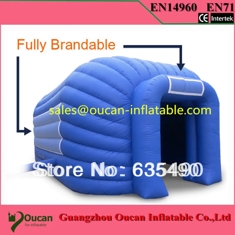 

blue oxford cloth inflatable party tent for event, inflatable advertising ten for sale with free shipping