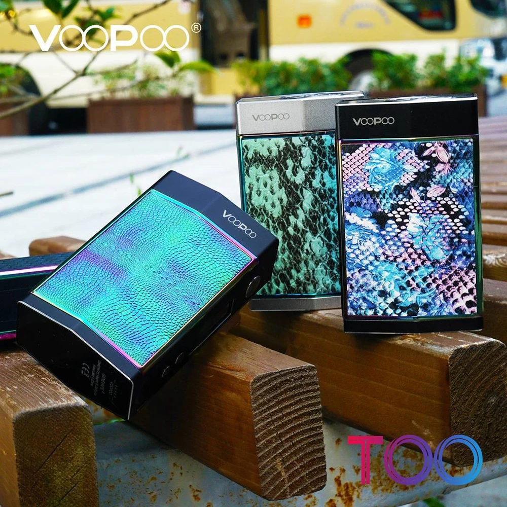 Оригинал VOOPOO TOO 180 Вт TC Box MOD GENE Chip питание от одного двойного 18650 батареи Vaper