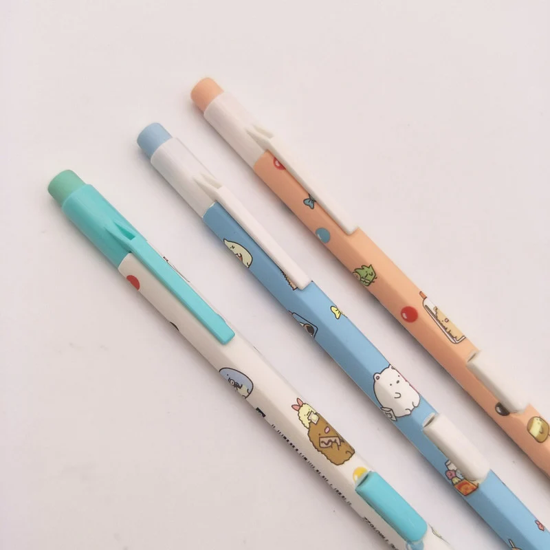 0,5/0,7 мм механический карандаш Kawaii Sumikko Gurashi, автоматические ручки для детей, подарки для девочек, корейские канцелярские принадлежности, офисные школьные принадлежности
