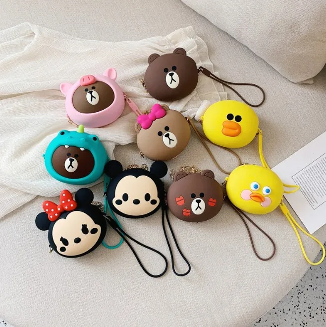 Детская сумка на плечо маленькая мессенджер с кошачьими ушками простая