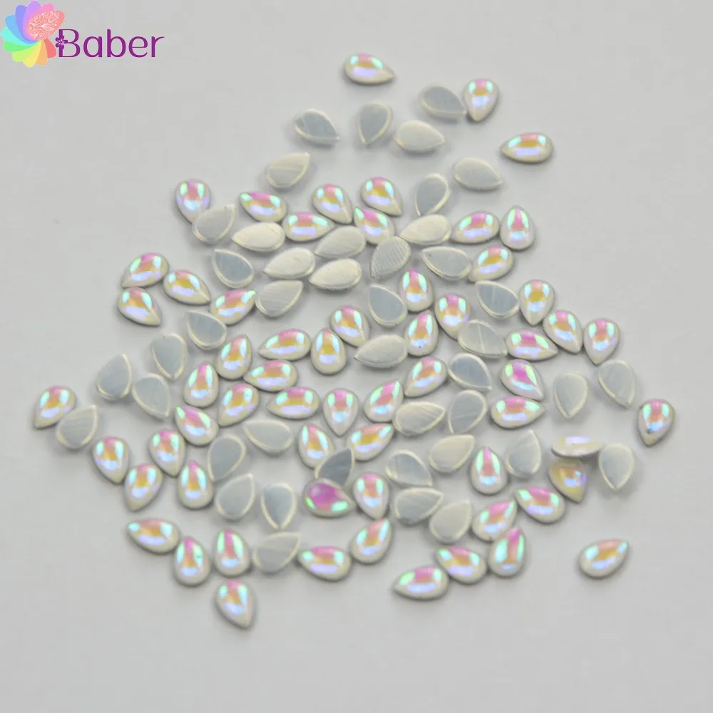 02 4X6mm 200 шт, Новое поступление, Япония, Корея, Стразы для ногтей, ювелирные изделия, 3D дизайн ногтей, украшения, Nailart для ногтей, аксессуары для ногтей, Набор лаков DIY - Цвет: 02 4X6mm
