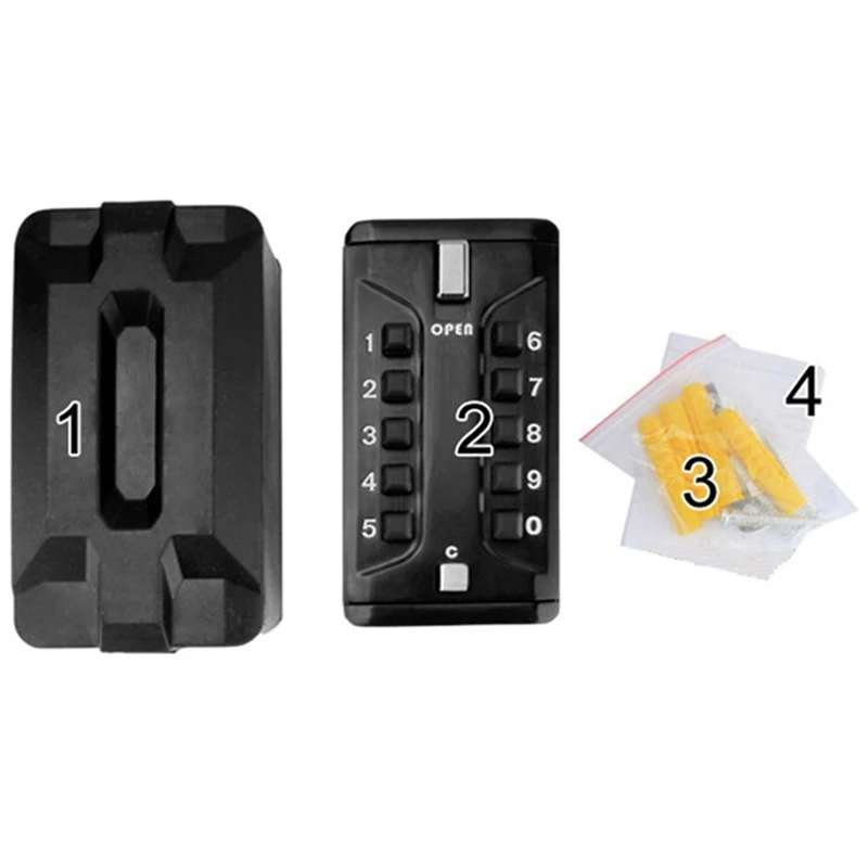 2020 настенное крепление для хранения ключей коробка безопасности замок из