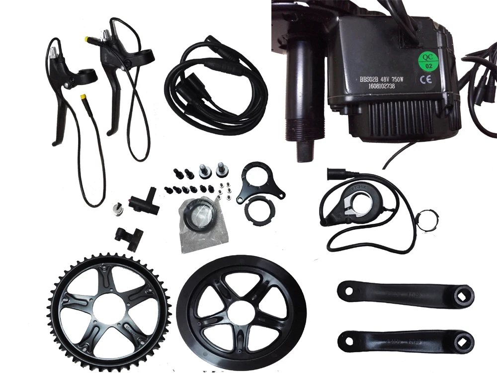 8fun/bafang 750 Вт ebike комплект среднемоторный привод C961 lcd BBS02 eletric велосипедные