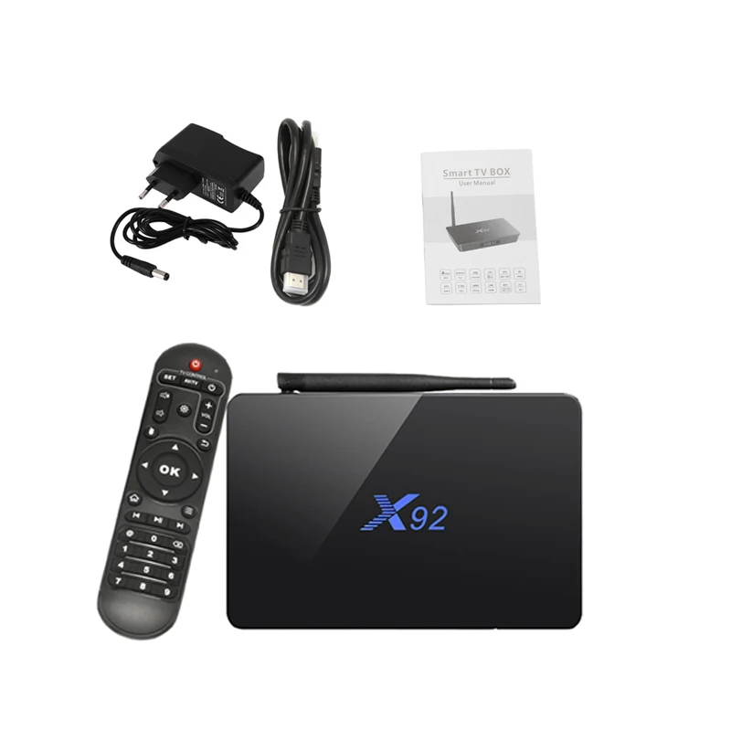X92 2 + 16 GB 3 32 Android 6 0 Amlogic S912 ГГц OctaCore 1 Smart ТВ коробке 5G Wi Fi 4 K Reproductor
