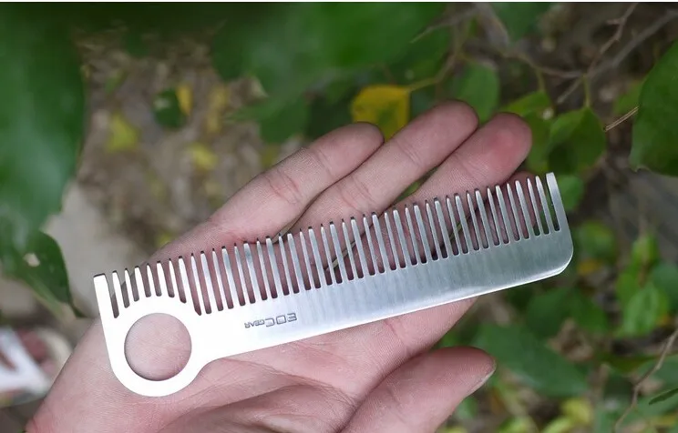 EDCGEAR Титан или Рогатка из нержавеющей стали с прицелом инструмент для ухода за бородой на открытом воздухе Мультитул для кемпинга карманный инструмент