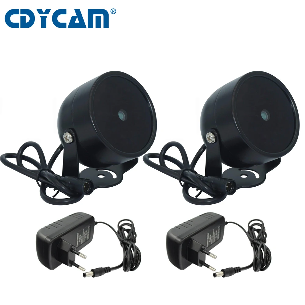 CDYCAM 2 шт 4 массива ИК светодиодный осветительный Светильник ИК инфракрасный металлический водонепроницаемый заполняющий светильник для камеры видеонаблюдения ночного видения
