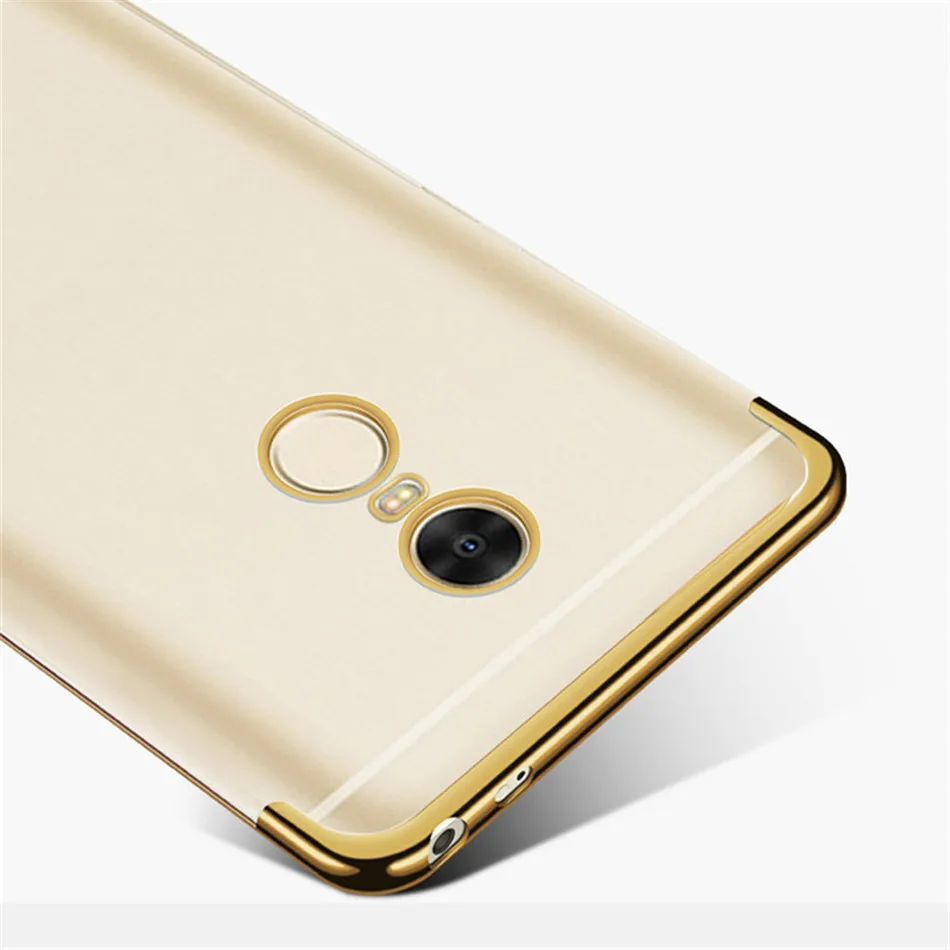 Роскошный прозрачный чехол с покрытием для Xiaomi Redmi Note 4X чехол прозрачный силиконовый случай для Redmi Примечание 4 Чехлы глобальной версии