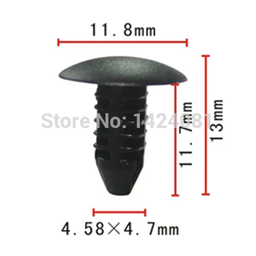 

500x OEM Nylon Fastener Rivet Retainer Clip Strip Seal for Toyota (12x6x5mm) 90467-05045-22 904670504522