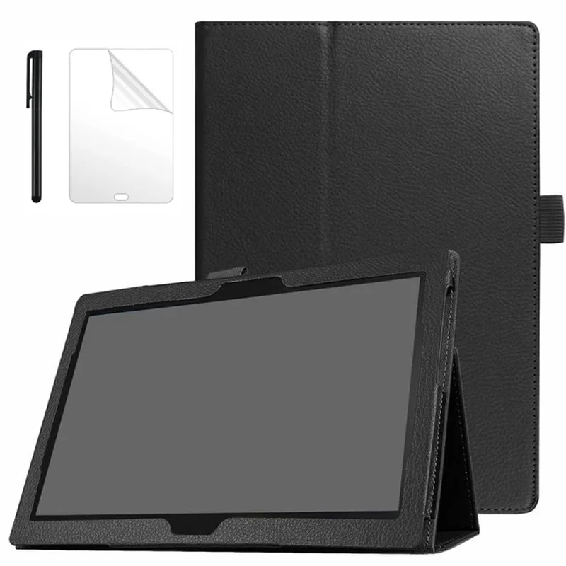 Складной чехол книжка Litch из искусственной кожи для Lenovo Tab M10 TB X605F 2018 подставка