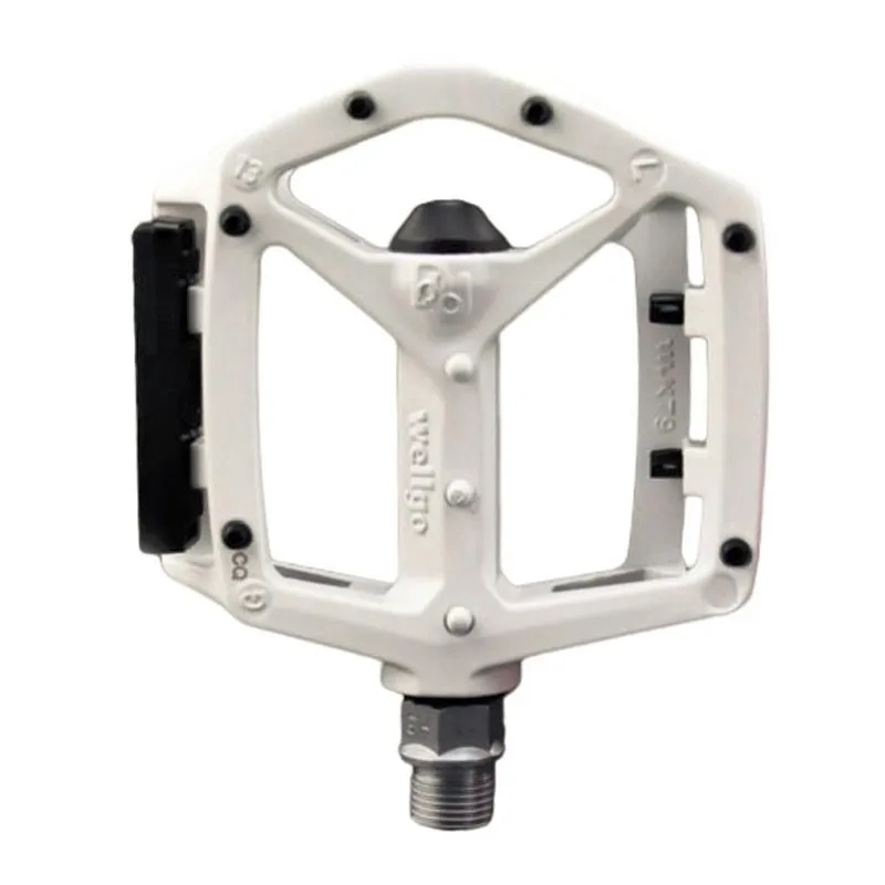 white WELLGO MG-3 велосипедные педали MTB BMX DH 4 цвета 9/1" Cr Mo подшипник велосипед Открытый Велоспорт - Цвет: white