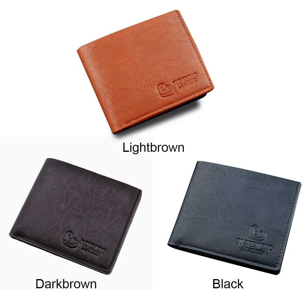 Men Wallets Purse PU Small Mini Storage Bag Fashion Durable For Coin Money Cards MUG88