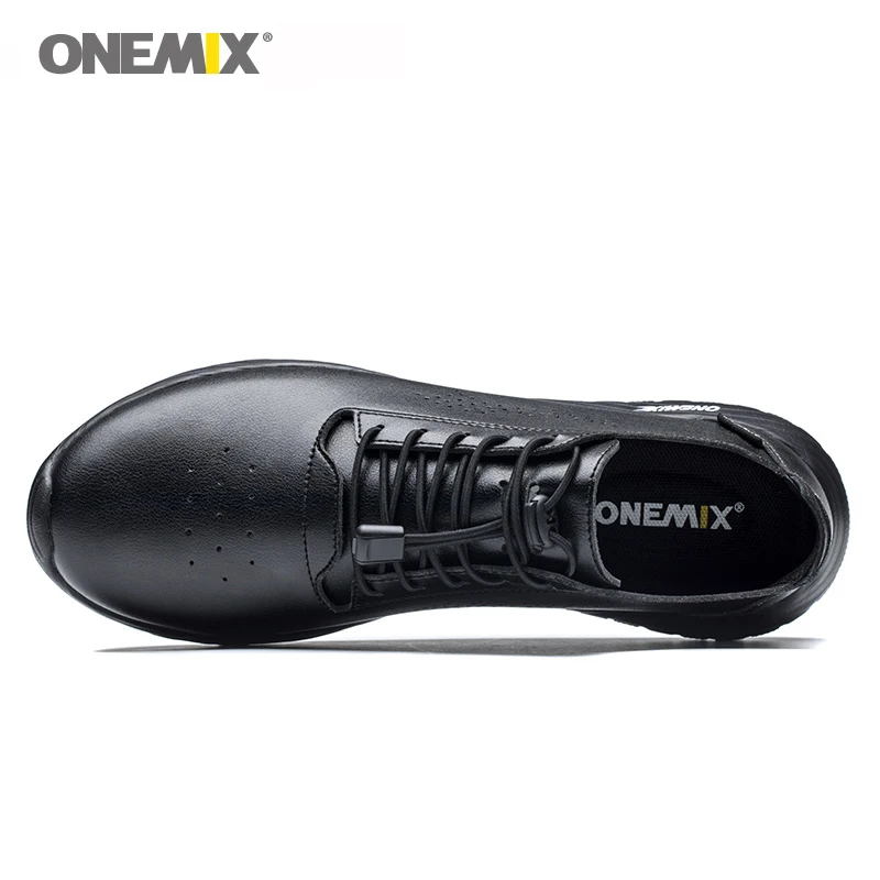 ONEMIX мужские кроссовки для бега женские туфли белого цвета из микрофибры