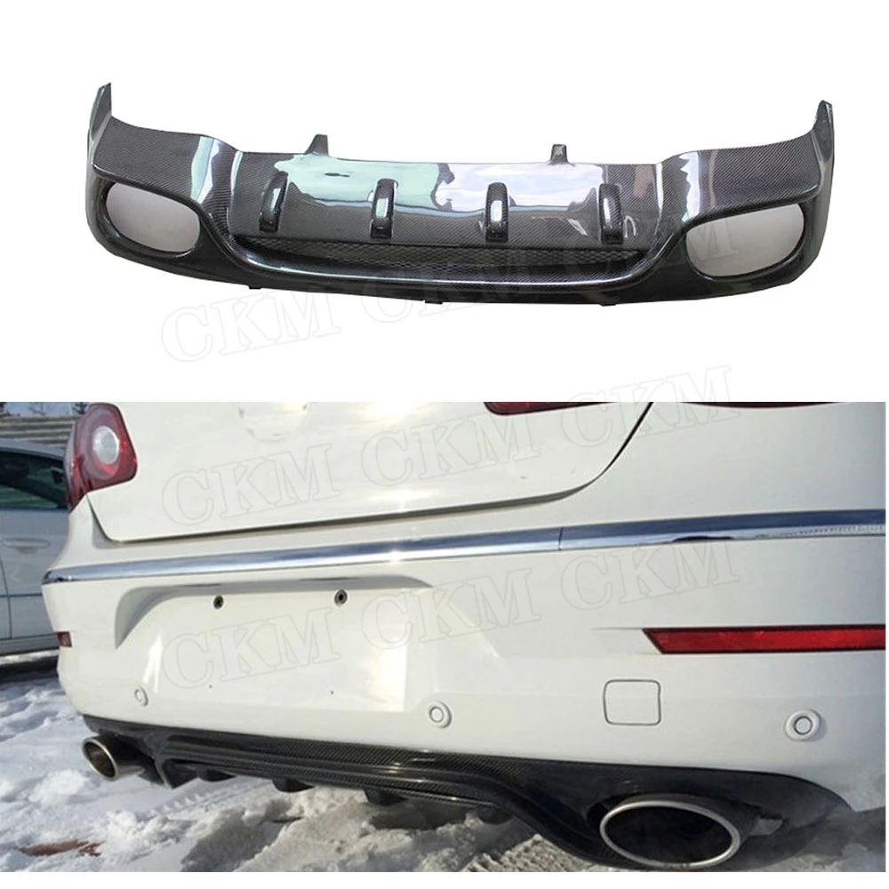 Задний бампер для VW CC спойлер диффузора Volkswagen Passat 2010 2014 A стильная защита губ