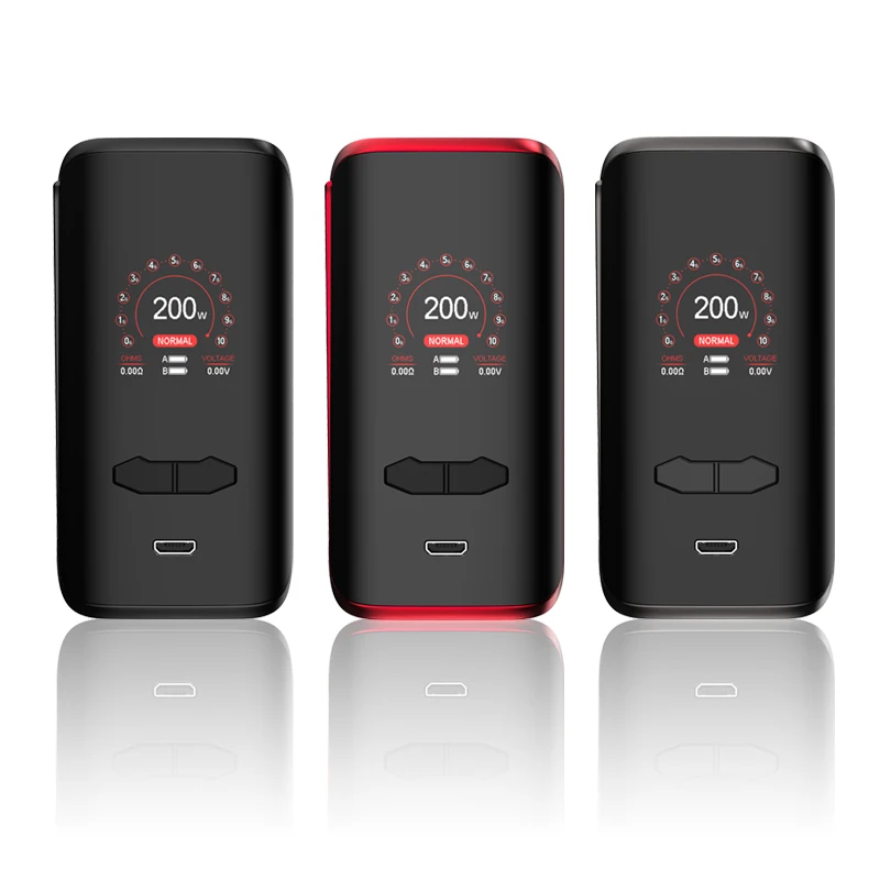 Augvape VX200 коробка мод 200 Вт 1 3 дюймов дисплей двойной 18650 батарея контроль