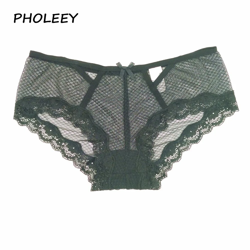Pholeey 2017 летние новые пикантные кружевные удобные дышащие прозрачные трусики P17234 |