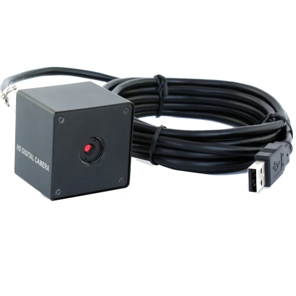 ELP 2mp full hd камера с автофокусом 1920x1080 CMOS OV2710 MJPEG или YUY2 плата камеры видеонаблюдения без искажений объектив и черный Чехол