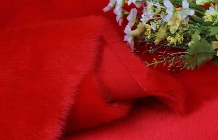 red 180x50cm1pc хороший искусственный мех Ткань мягкий плюш искусственный мех Ткань швейный материал Diy домашний текстиль и одежда Теплый Кролик искусственный мех Ткань - Цвет: red