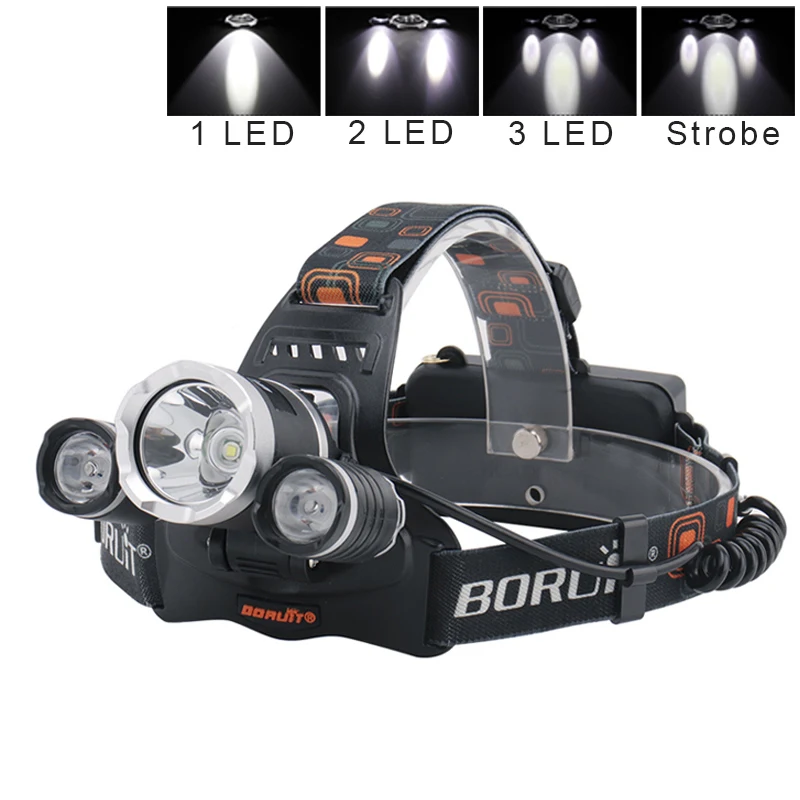 

BORUiT водонепроницаемый налобный фонарь