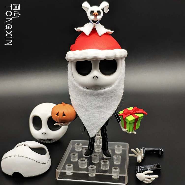 

The Nightmare Before Christmas Deluxe Jack Skellington with Interchangeable Heads Action Figure Collectible Model Toy Gift