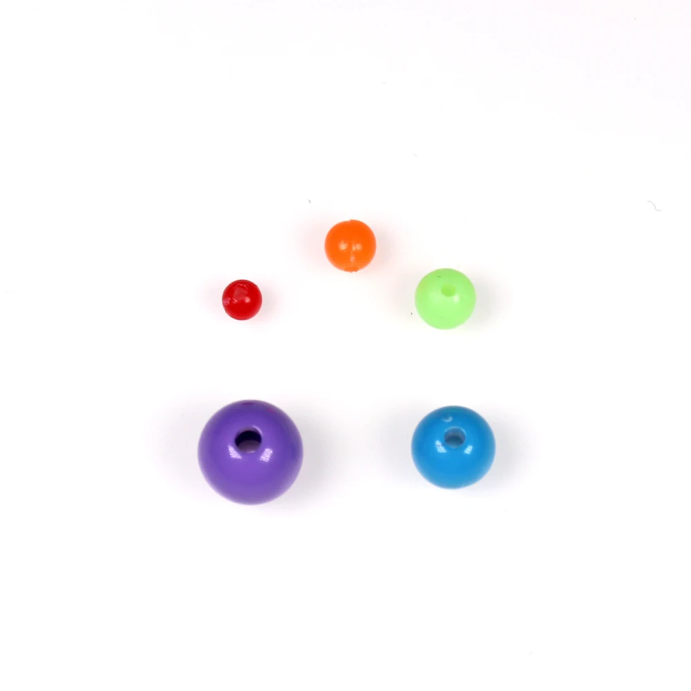 Wifreo 200PCS Multiple Color Mixed Fishing Rigging Plastic Beads Stops for Lure Spinners Sabiki DIY 4mm 5mm 6mm 8mm | Спорт и