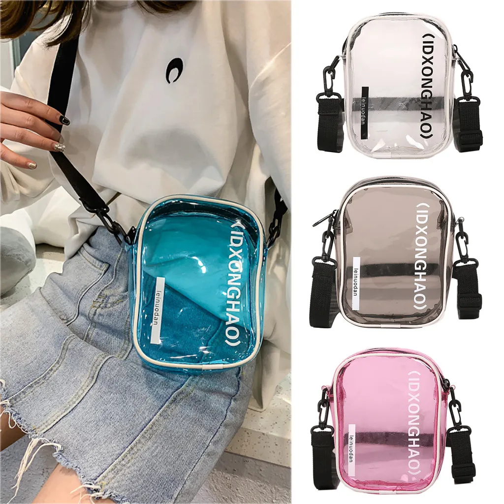 Женская сумка через плечо прозрачная модные сумки на для женщин 2018 bolso mujer Прямая