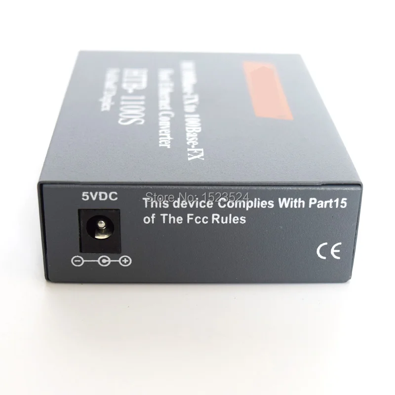 HTB-1100S оптический медиа конвертер 10/100 Мбит/с RJ45 одиночный режим дуплекс волокно SC порт конвертер 25 км