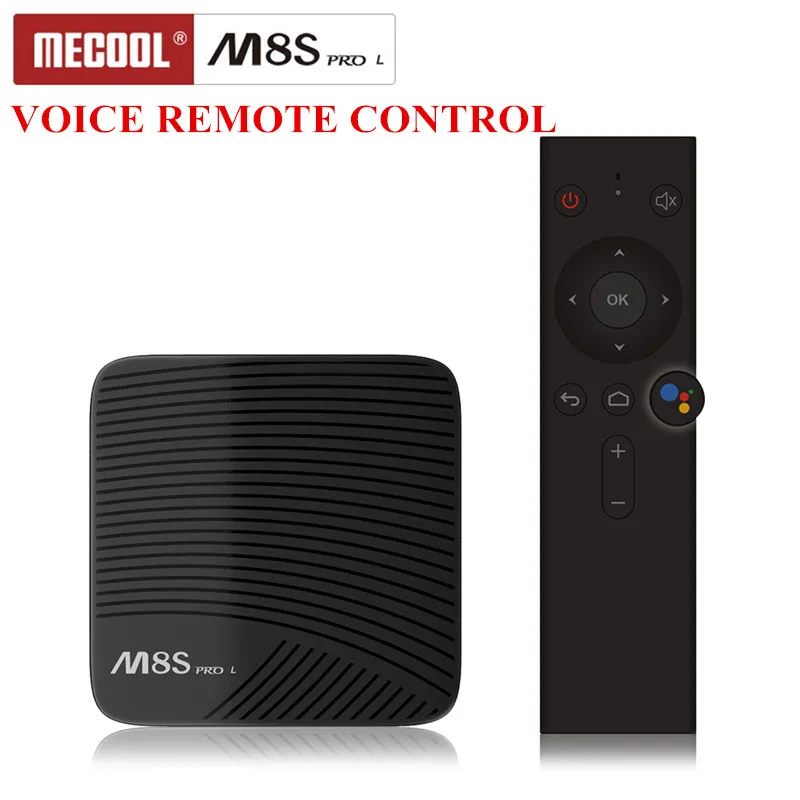 Mecool M8S PRO Tv Box для Android 7 1 Смарт телеприставки Amlogic S912 Cortex A53 Процессор Bluetooth 4 К голос