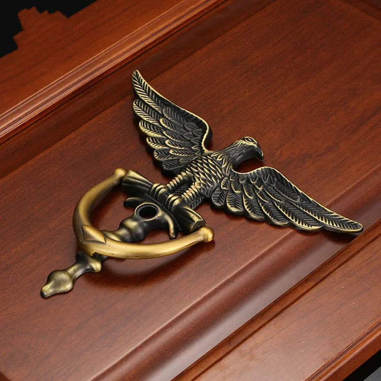 JD цинковый сплав античный европейский стиль голова орла дверной молоток дверные