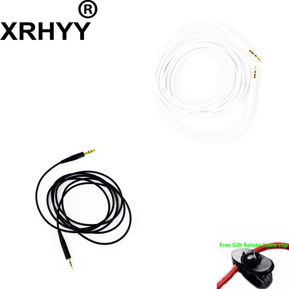 XRHYY 140 см черная/белая Замена аудиокабеля для наушников Bose On Ear 2 OE2 OE2i QC25 QC35 Soundlink