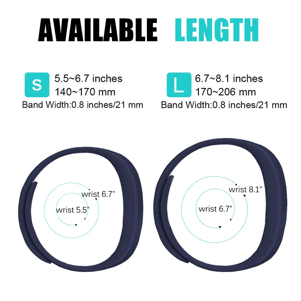 Baaletc для Fitbit Flex 2 Band 6 цветов Мягкая силиконовая лента ремешок для Fibit Flex 2 браслет аксессуары маленький большой