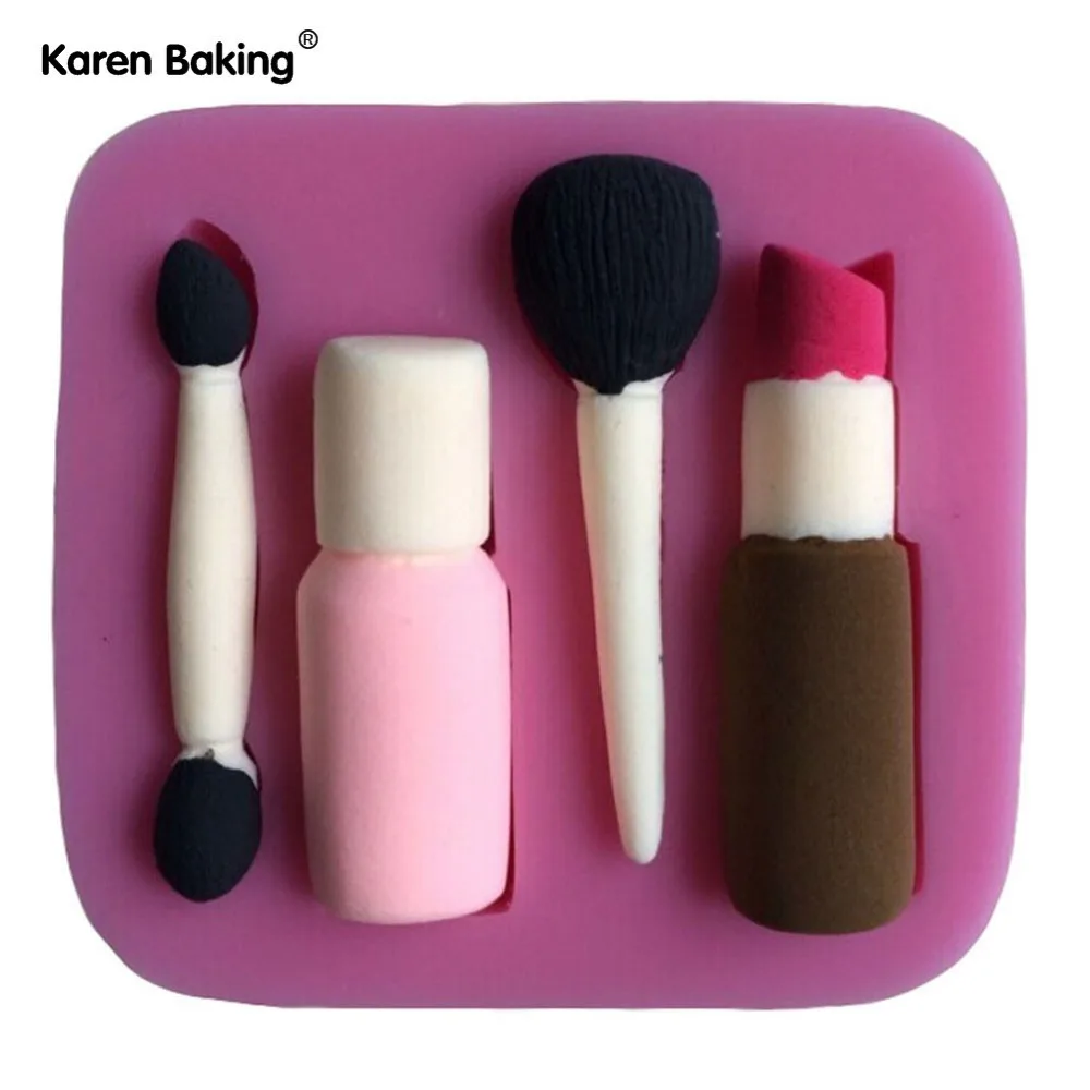 Красивые и модные инструменты для макияжа дизайнерские Fondant формы тортов мыла