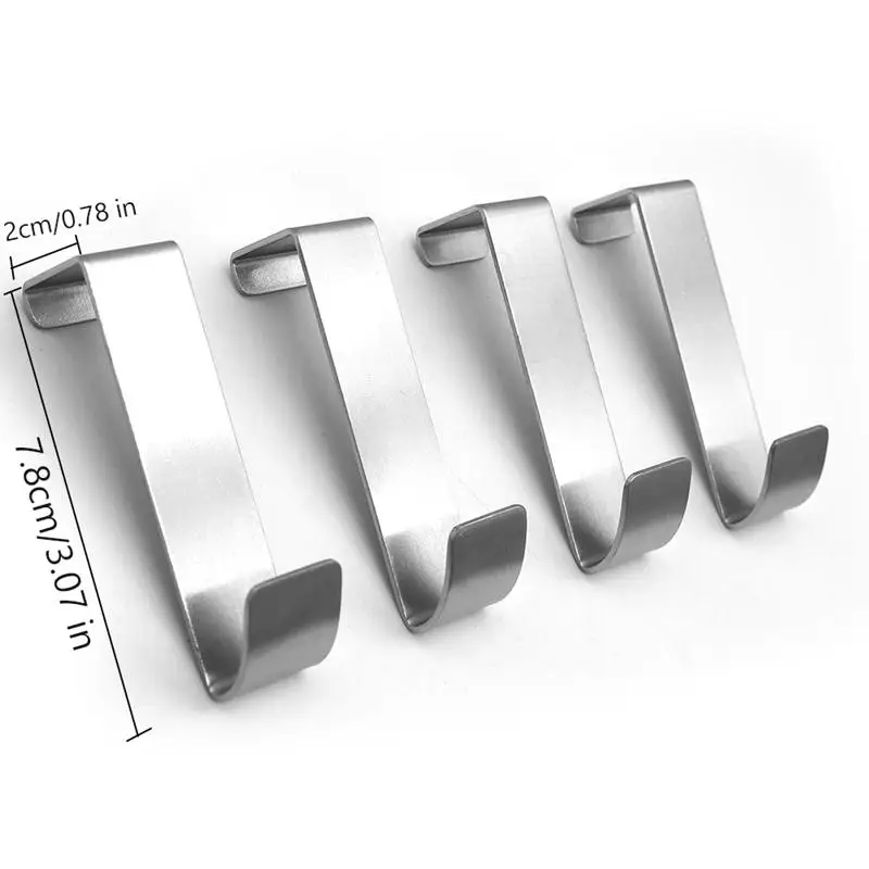 4 шт. кухонные Крючки для двери подвесные крючки экономичный Органайзер спальни