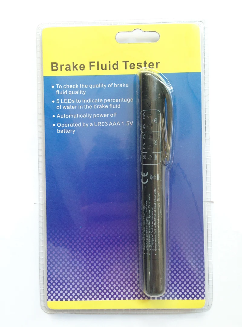 

New Original Pack Mini Electronic Brake Fluid Liquid Tester Pen Auto 5 LED Car Vehicle Tools Diagnostic Tools Universal